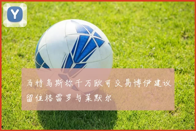 马特乌斯称千万欧可交易博伊建议留住格雷罗与莱默尔